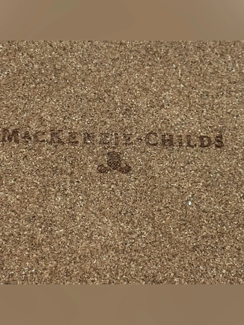 MacKenzie-Childs Parchment Check Cork-Back Placemats